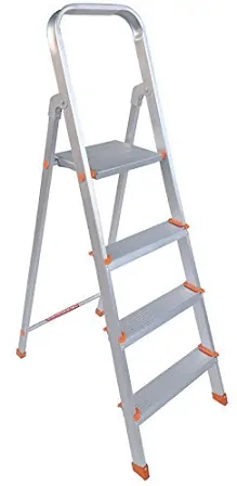 PlutoMax 4 Step Foldable Aluminium Ladder