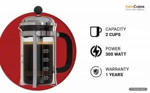 Instacuppa French Press Coffee Maker