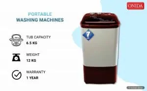 Onida 6.5 kg Washer