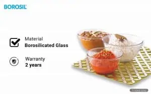 Borosil Glass Mixing Bowl Set