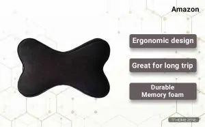 Amazon Brand - Solimo Car Neck Rest Pillow