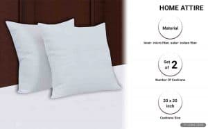 HOME ATTIRE Fiber Cushion