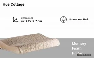 The Hue Cottage (47 x 27 cm) Memory Foam Pillow