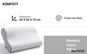 KOMFIFIT (59.944 x 35.052 cm) Memory Foam Pillow