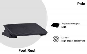 Palo Adjustable Angle Foot Rest For Office & Home