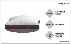 Sleepyhead 68.58 x 43.18 cm Bed Pillow