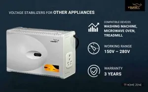 V-Guard VM 500 Voltage Stabilizer for Washing Machine