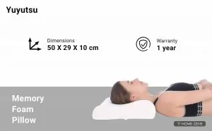 Yuyutsu (50 x 29 cm) Memory Foam Pillows