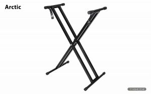 Arctic Adjustable Heavy Duty Double Tube Keyboard Stand