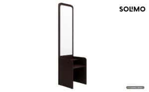 Amazon Brand - Solimo Polaris Engineered Wood Dressing Table (Imperial Teak)