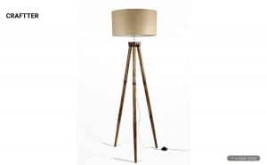Craftter Fabric Tripod Floor Lamp