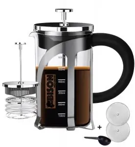 Bison International Marine French Press BPA Free Coffee Espresso