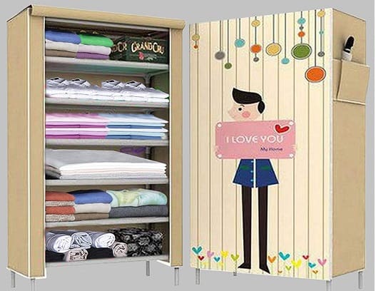 KEEKOS Digital Printed Fancy and Portable Closet