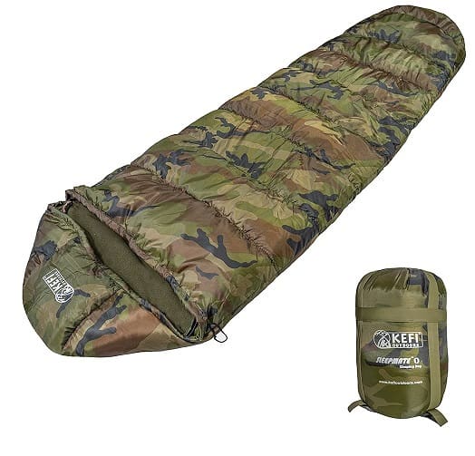 Kefi Outdoors Army Sleeping Bag