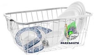 Parasnath Heavy Stainless Steel Medium Dish Drainer