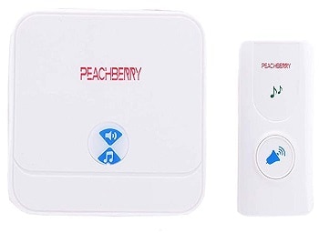 Peachberry Long Range Wireless Remote Doorbell