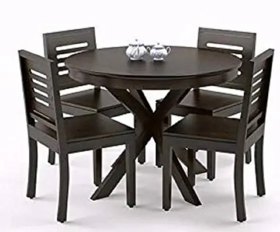 Woodstage Round Dining Table Set