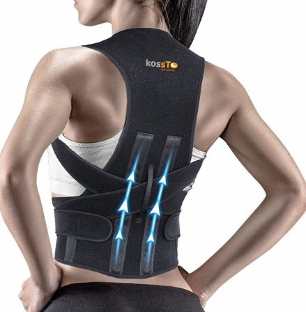 Kossto Premium Magnetic Back Brace Posture Corrector