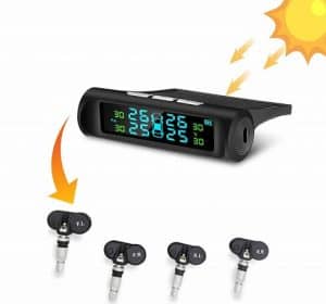SKYSHOP Solar Internal TPMS Car Tire Pressure Monitoring System