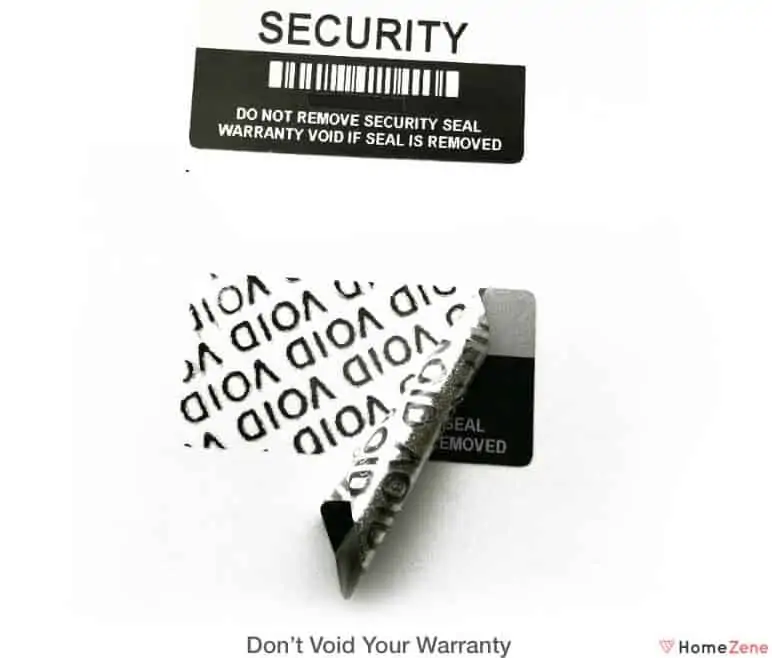 Don’t void your warranty