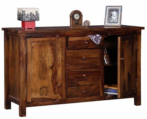 Shagun Arts Wooden Sideboard Cabinet