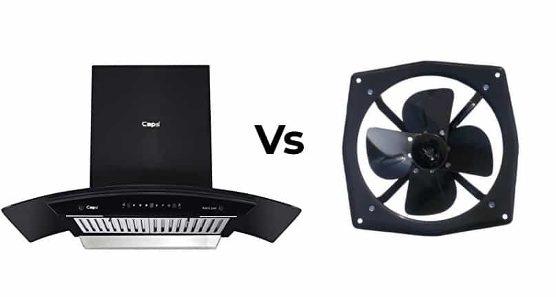 chimney vs exhaust fan