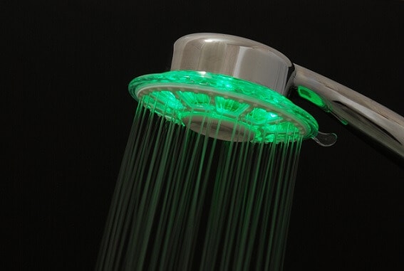 Lighted LED Shower Heads