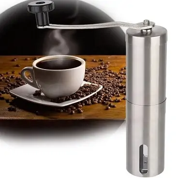 LWVAX Manual Stainless Steel Coffee Grinders