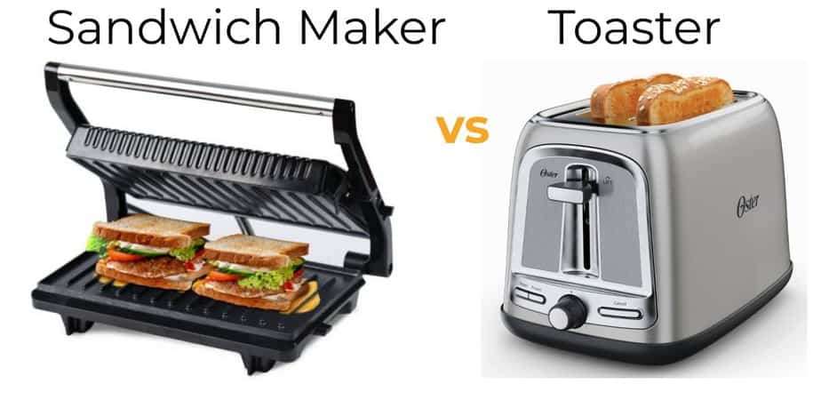 sandwich maker vs toaster